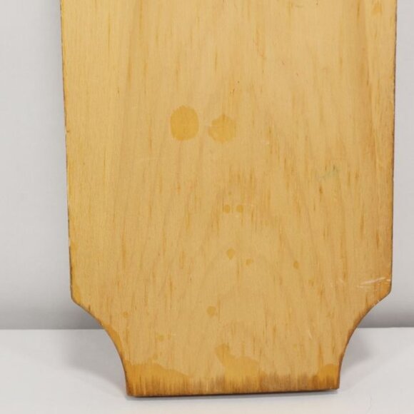 Vintage Old World Father Christmas Hand Painted Wood Plaque Santa Claus Dekan - Picture 8 of 8